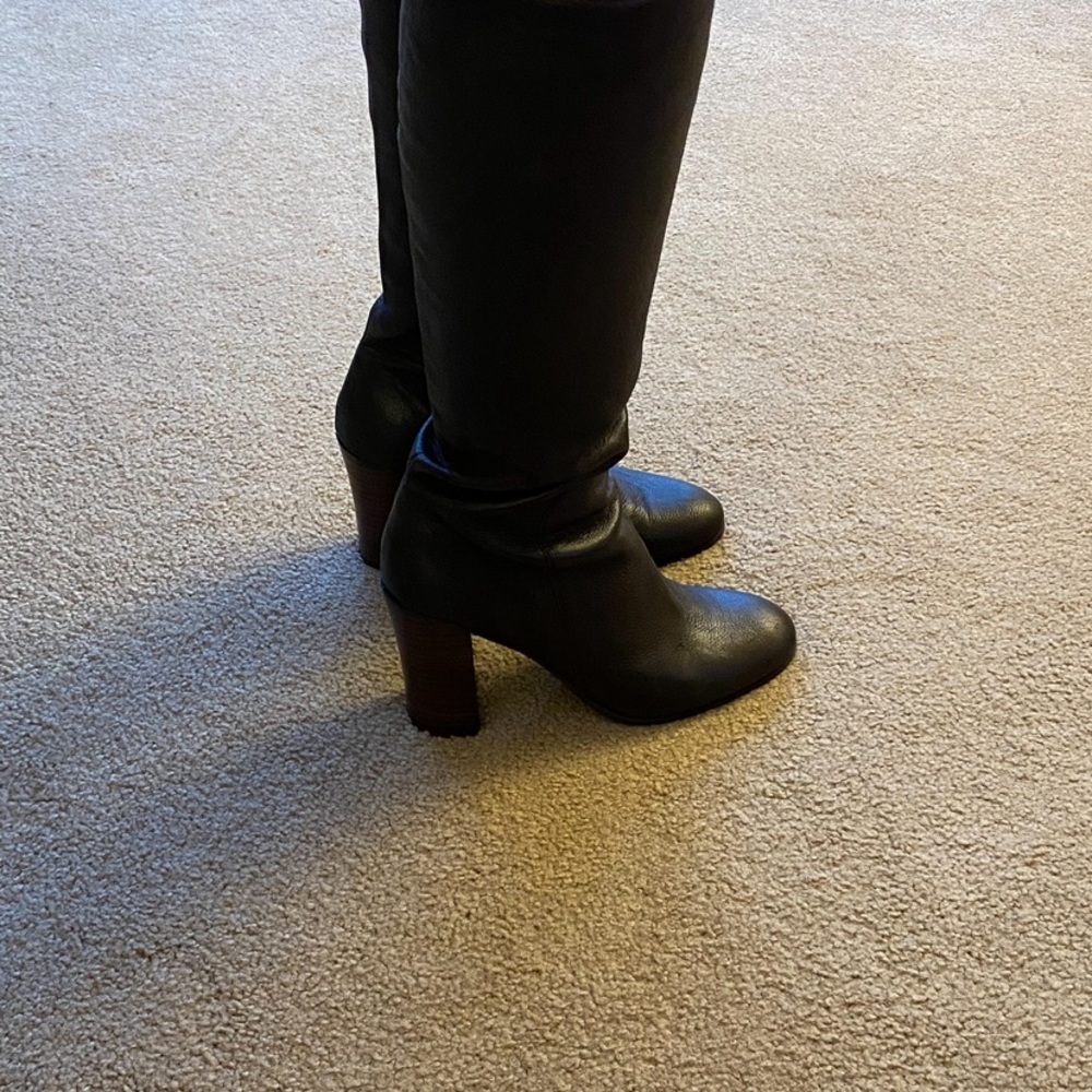 Kenneth Cole brown leather boots worn 1x - Picture 5 of 5